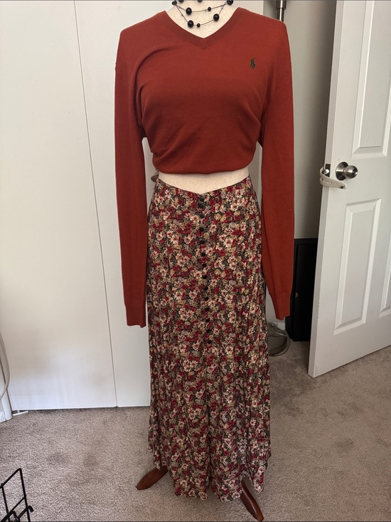 Express Dresses & Skirts - Express Compagnie Internationale Vintage 1990s Button Front Maxi Skirt. M